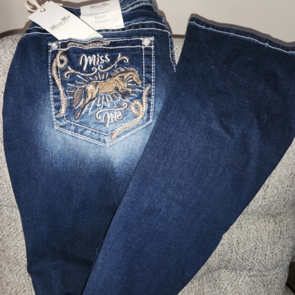 Miss Me Women's Blue Jeans Size 29 Long 34